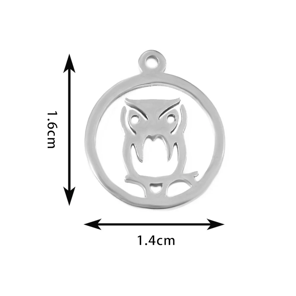 Wholesale Jewelry Stainless Steel Animal Shaped Pendant With Electroplating - Image 5