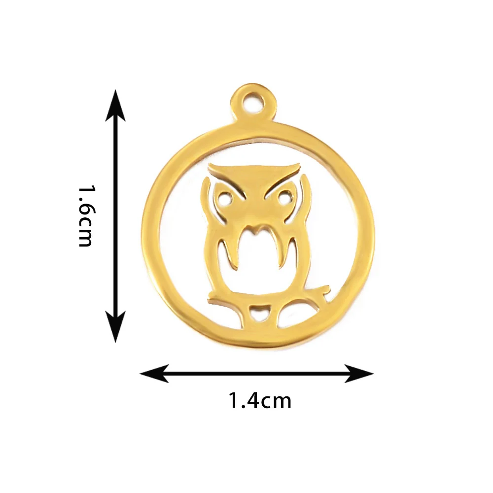 Wholesale Jewelry Stainless Steel Animal Shaped Pendant With Electroplating - Image 6