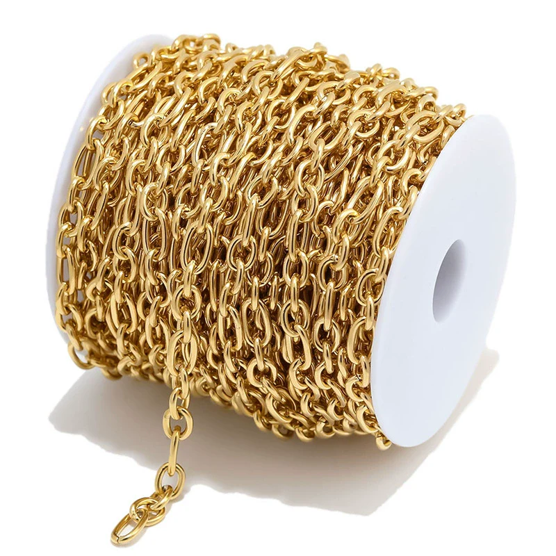 Wholesale Jewelry Stainless Steel Cross Chain With Circle Pattern And Vacuum Plating And Electroplating Process - Image 3