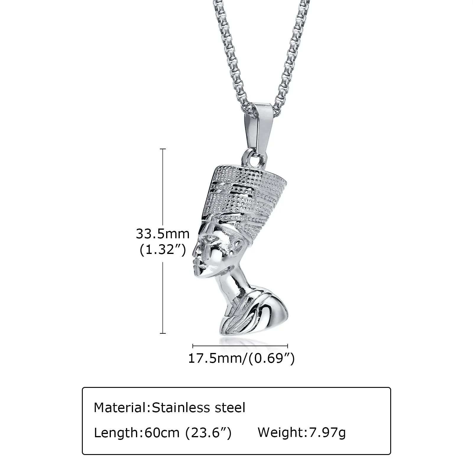 Wholesale Jewelry Stainless Steel Geometric Cartoon Pendant Necklace With Electroplating - Image 2