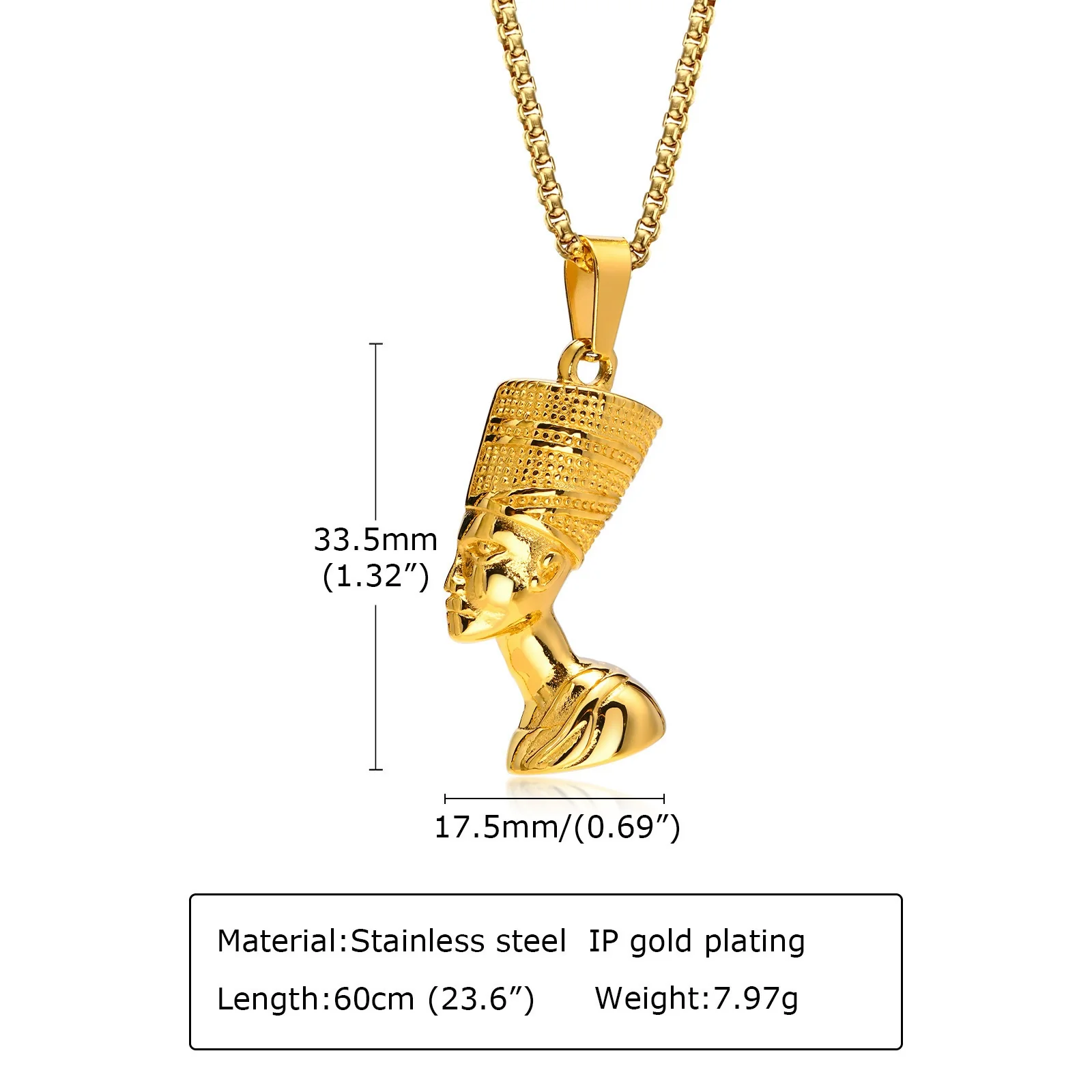 Wholesale Jewelry Stainless Steel Geometric Cartoon Pendant Necklace With Electroplating - Image 6