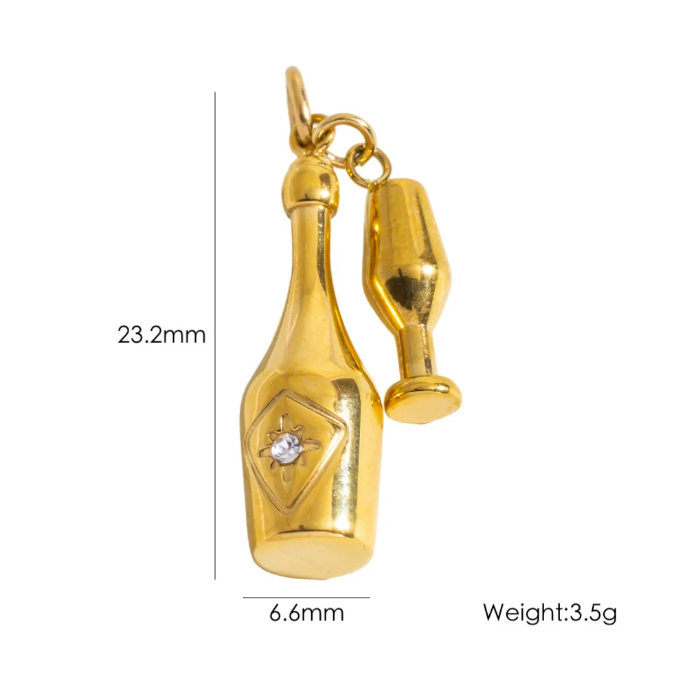 Wholesale Jewelry Stainless Steel Geometric Electroplated Accessories For Women - Image 18