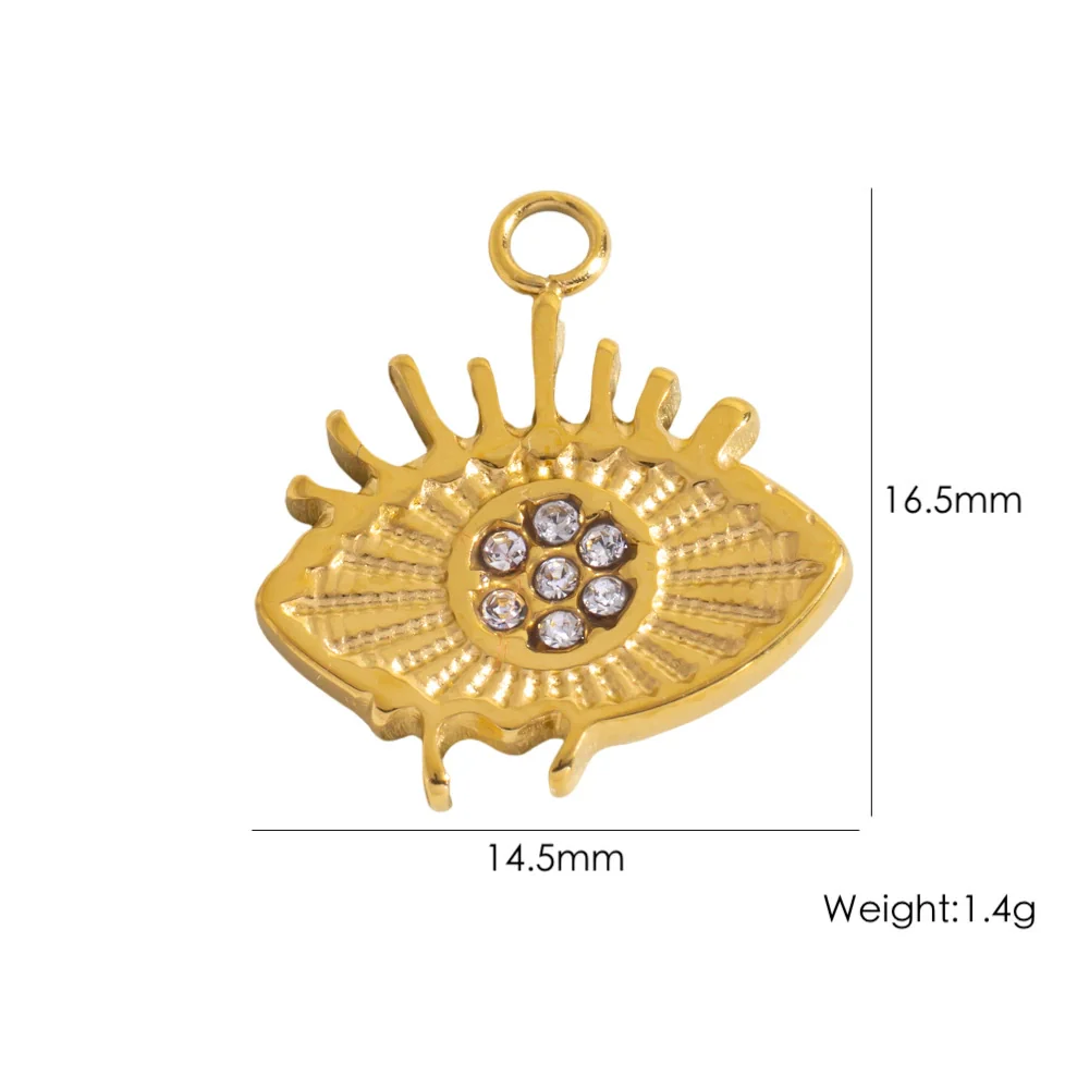 Wholesale Jewelry Stainless Steel Geometric Electroplated Accessories For Women - Image 22