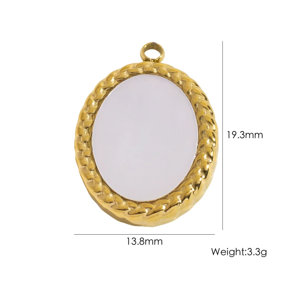 Wholesale Jewelry Stainless Steel Geometric Electroplated Accessories For Women - Image 28