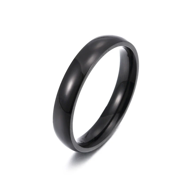 Wholesale Jewelry Stainless Steel Geometric Electroplated Unisex Ball Rings - Image 6