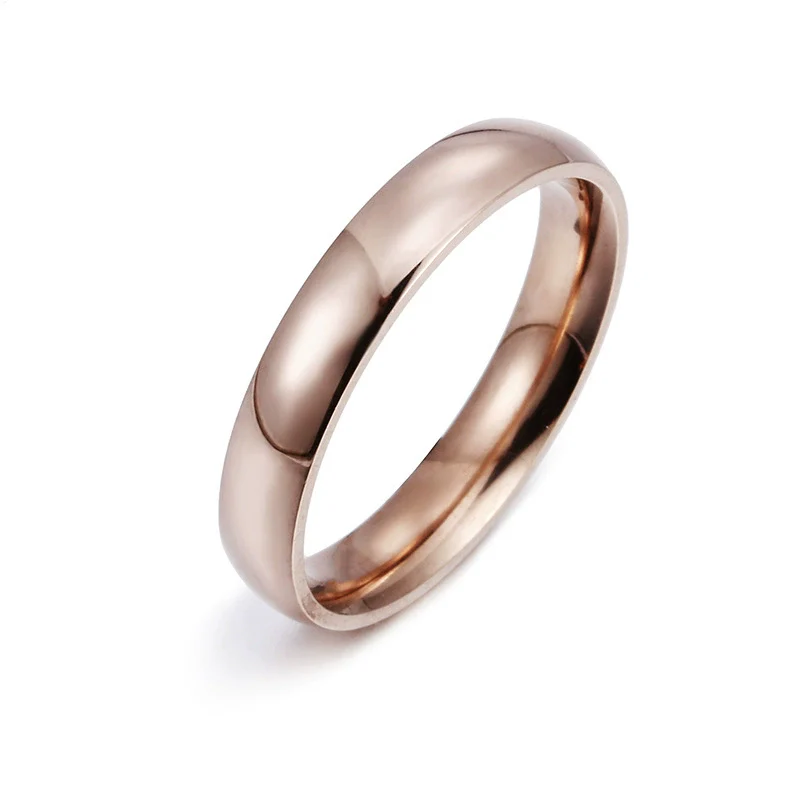 Wholesale Jewelry Stainless Steel Geometric Electroplated Unisex Ball Rings - Image 7