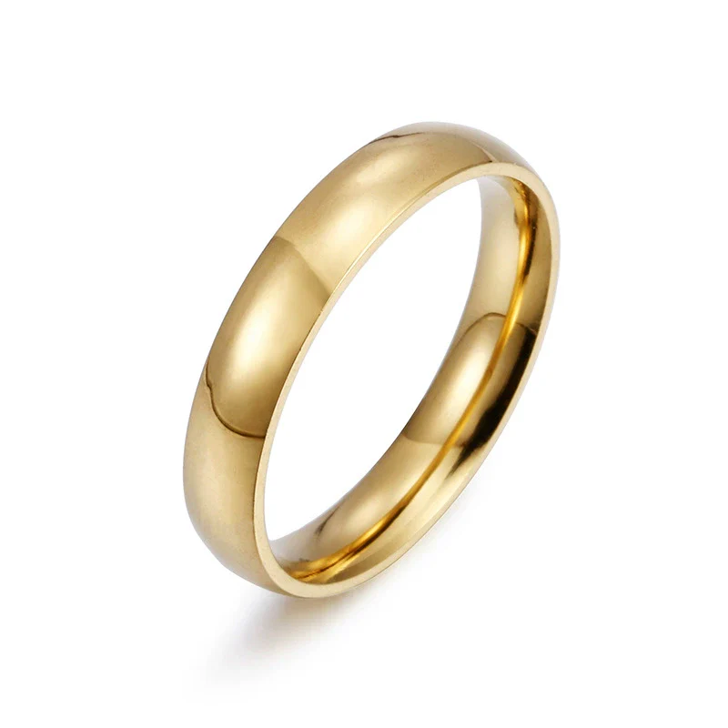 Wholesale Jewelry Stainless Steel Geometric Electroplated Unisex Ball Rings - Image 8