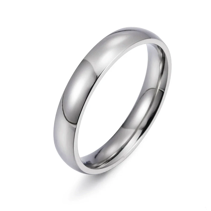 Wholesale Jewelry Stainless Steel Geometric Electroplated Unisex Ball Rings - Image 9