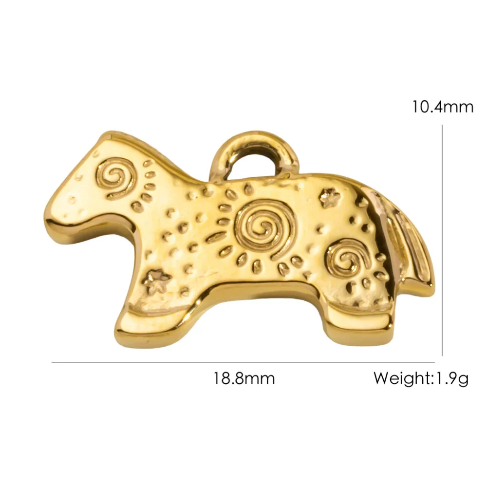 Wholesale Jewelry Stainless Steel Geometric Oildrip Diamondstudded Electroplated Accessories For Women - Image 13