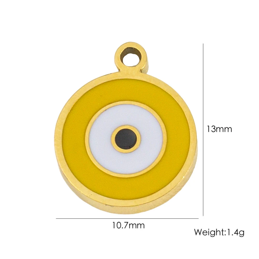 Wholesale Jewelry Stainless Steel Geometric Pendant With Natural Stone And Furnace Electroplating - Image 25