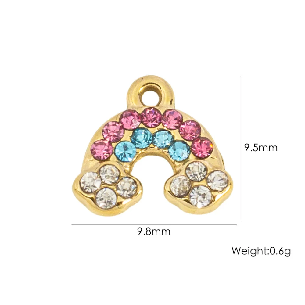 Wholesale Jewelry Stainless Steel Geometric Pendant With Natural Stone And Furnace Electroplating - Image 8