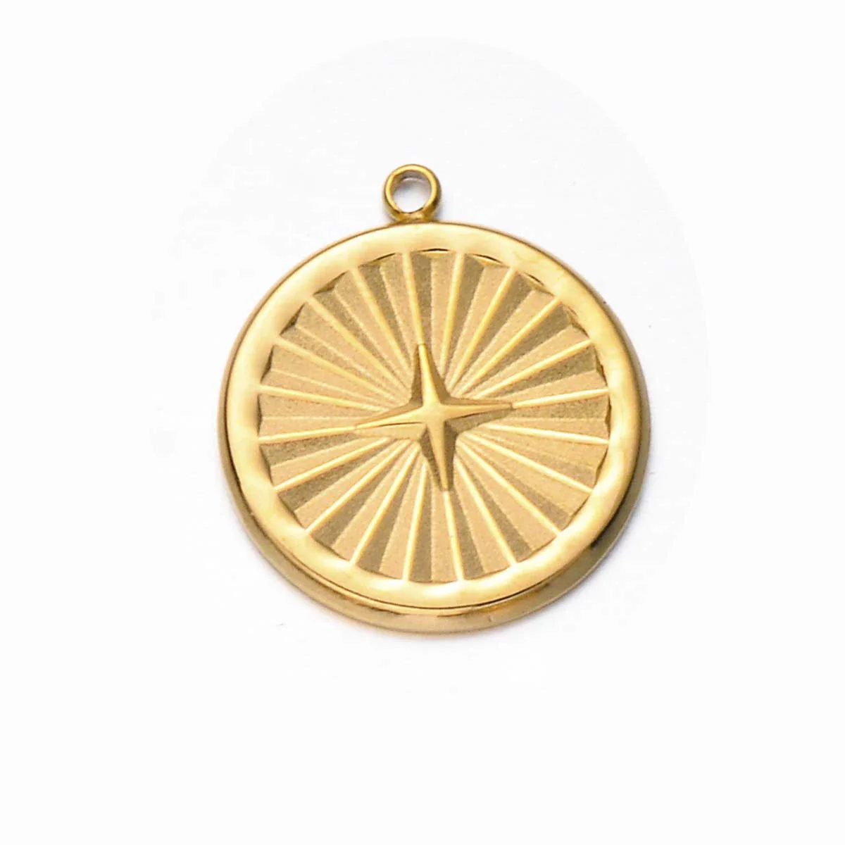 Wholesale Jewelry Stainless Steel Geometric Sunlight Moon Star Goldplated Pendant Accessories - Image 8