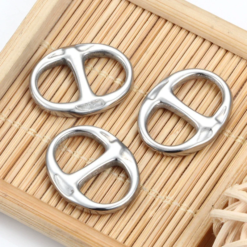 Wholesale Jewelry Stainless Steel Geometric Vacuum Color Retaining Electroplated Diy Buckle Bracelet Necklace Accessories - Image 4