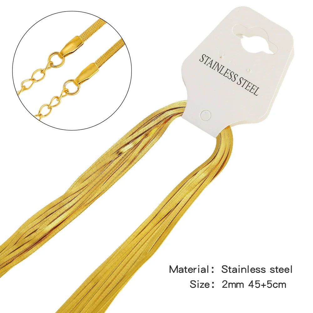 Wholesale Jewelry Stainless Steel Geometric Wave O Word Chain Electroplating Unisex Diy Handmade Decoration Materials - Image 6