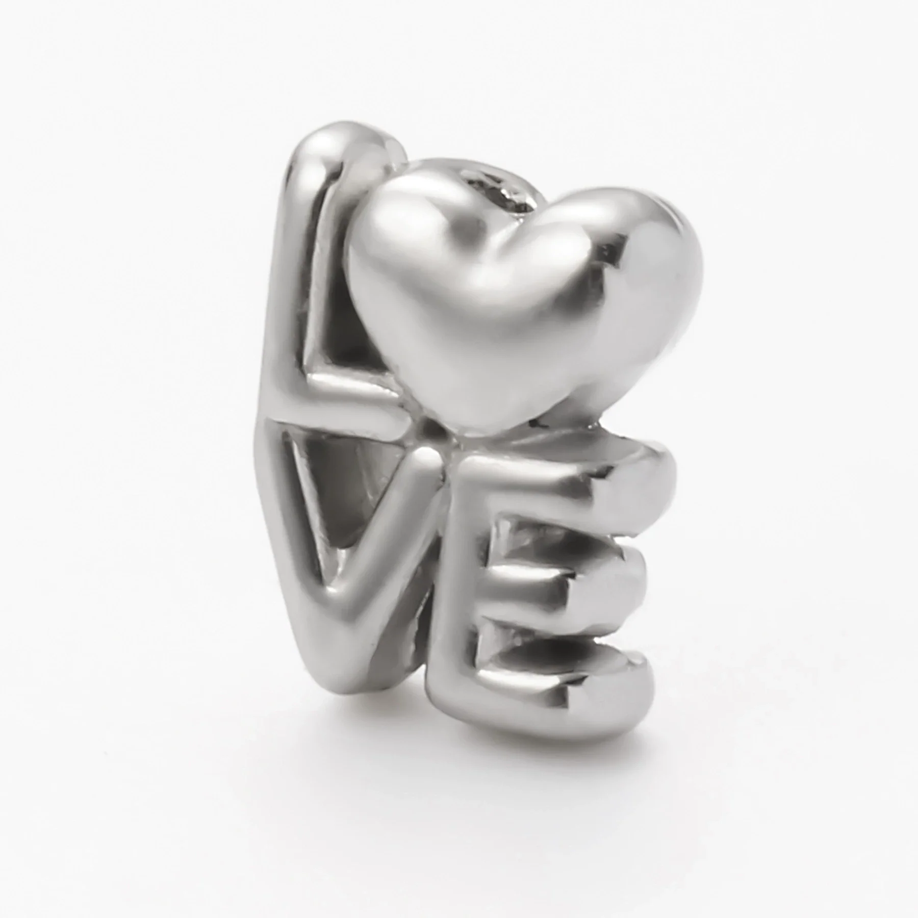 Wholesale Jewelry Stainless Steel Heart Love Perforated Beads Electroplating Baroque Style - Image 14