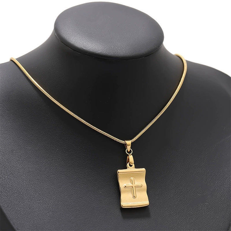 Wholesale Jewelry Stainless Steel Melon Seed Buckle Electroplated Allmatch Pendant Buckle - Image 3