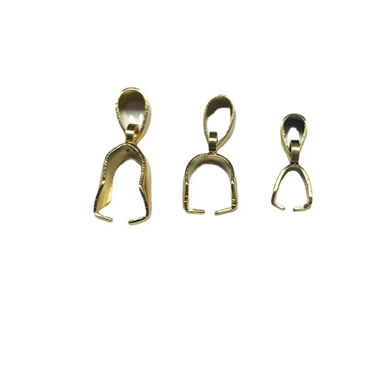 Wholesale Jewelry Stainless Steel Melon Seed Buckle Electroplated Allmatch Pendant Buckle - Image 4