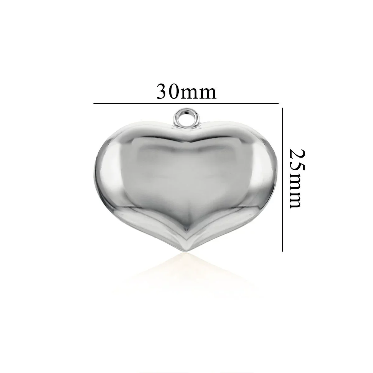 Wholesale Jewelry Stainless Steel Polished Electroplated Love Heart Pendant Necklace - Image 7