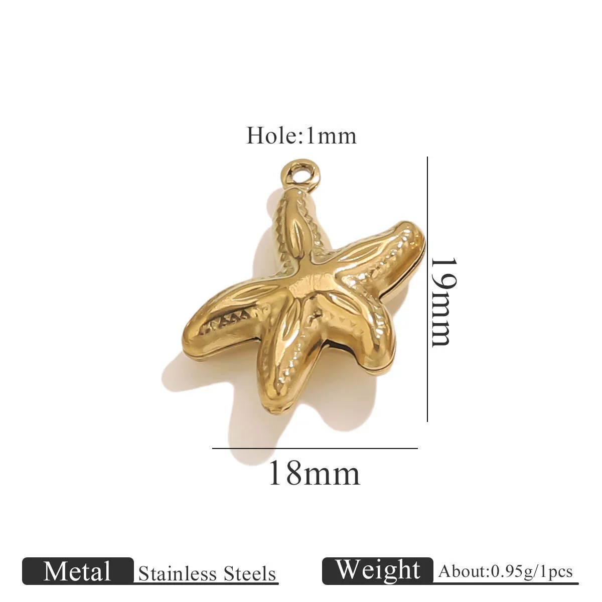 Wholesale Jewelry Stainless Steel Pvd Gold Plated Hollow Ocean Shell Pendant Conch Turtle Animal Shape Bracelet Accessories Charm - Image 11