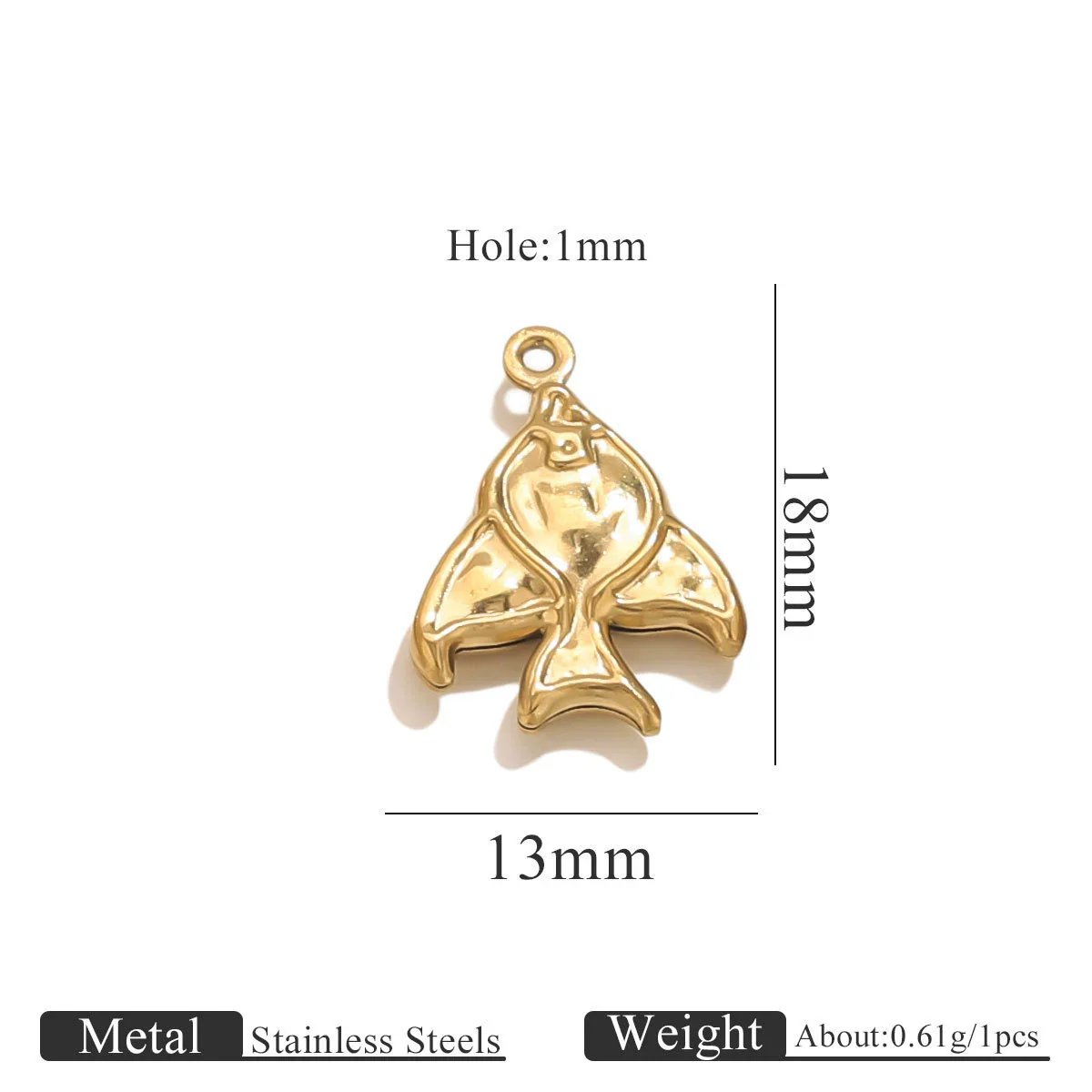 Wholesale Jewelry Stainless Steel Pvd Gold Plated Hollow Ocean Shell Pendant Conch Turtle Animal Shape Bracelet Accessories Charm - Image 15