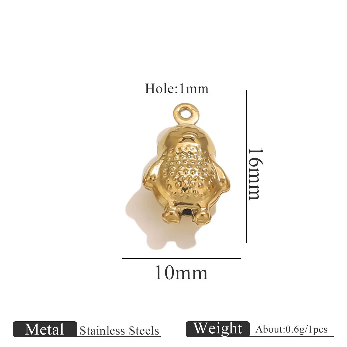Wholesale Jewelry Stainless Steel Pvd Gold Plated Hollow Ocean Shell Pendant Conch Turtle Animal Shape Bracelet Accessories Charm - Image 18