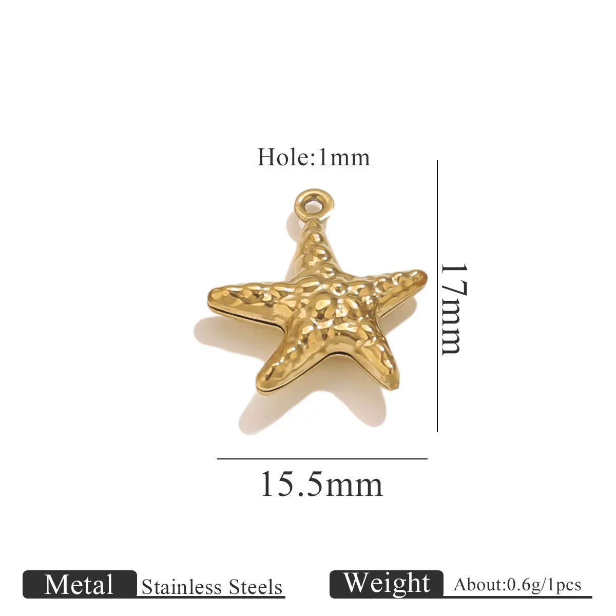 Wholesale Jewelry Stainless Steel Pvd Gold Plated Hollow Ocean Shell Pendant Conch Turtle Animal Shape Bracelet Accessories Charm - Image 23