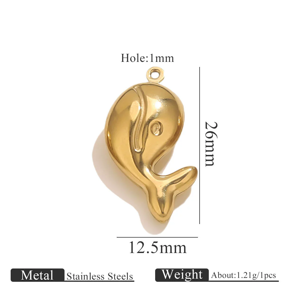 Wholesale Jewelry Stainless Steel Pvd Gold Plated Hollow Ocean Shell Pendant Conch Turtle Animal Shape Bracelet Accessories Charm - Image 25
