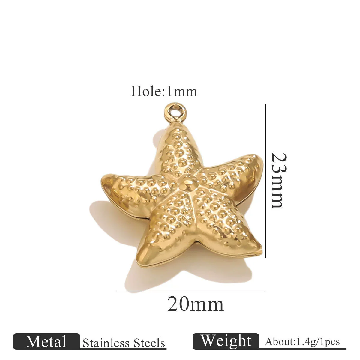 Wholesale Jewelry Stainless Steel Pvd Gold Plated Hollow Ocean Shell Pendant Conch Turtle Animal Shape Bracelet Accessories Charm - Image 27