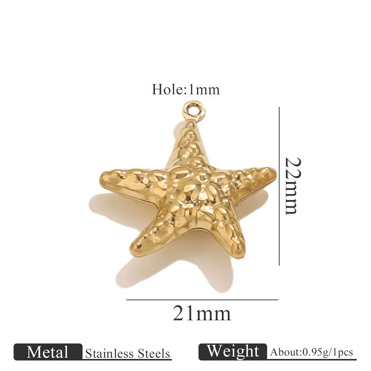 Wholesale Jewelry Stainless Steel Pvd Gold Plated Hollow Ocean Shell Pendant Conch Turtle Animal Shape Bracelet Accessories Charm - Image 28