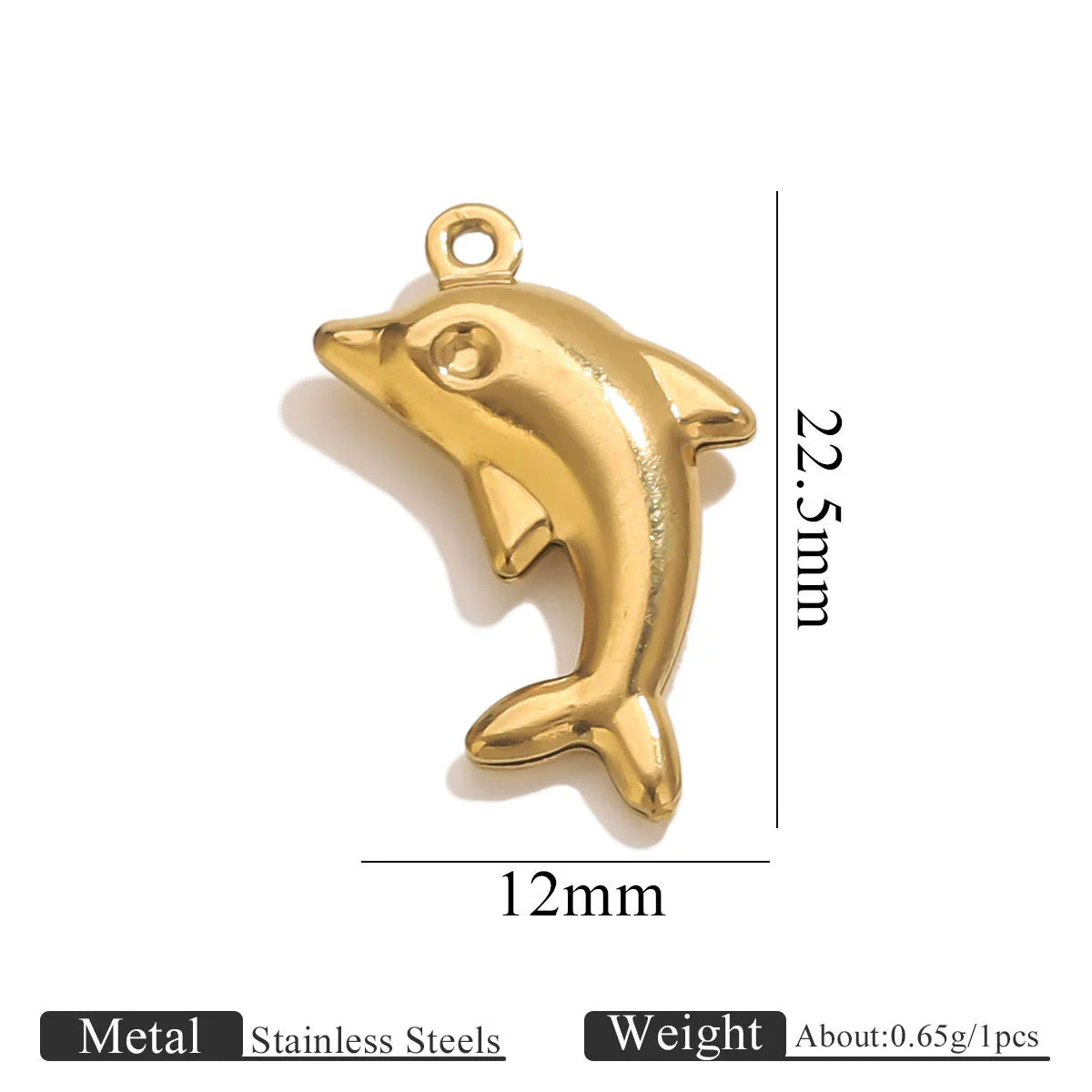 Wholesale Jewelry Stainless Steel Pvd Gold Plated Hollow Ocean Shell Pendant Conch Turtle Animal Shape Bracelet Accessories Charm - Image 30