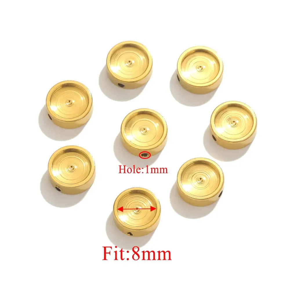 Wholesale Jewelry Stainless Steel Round Enamel Beaded Geometric Totem Electroplated Necklace - Image 12