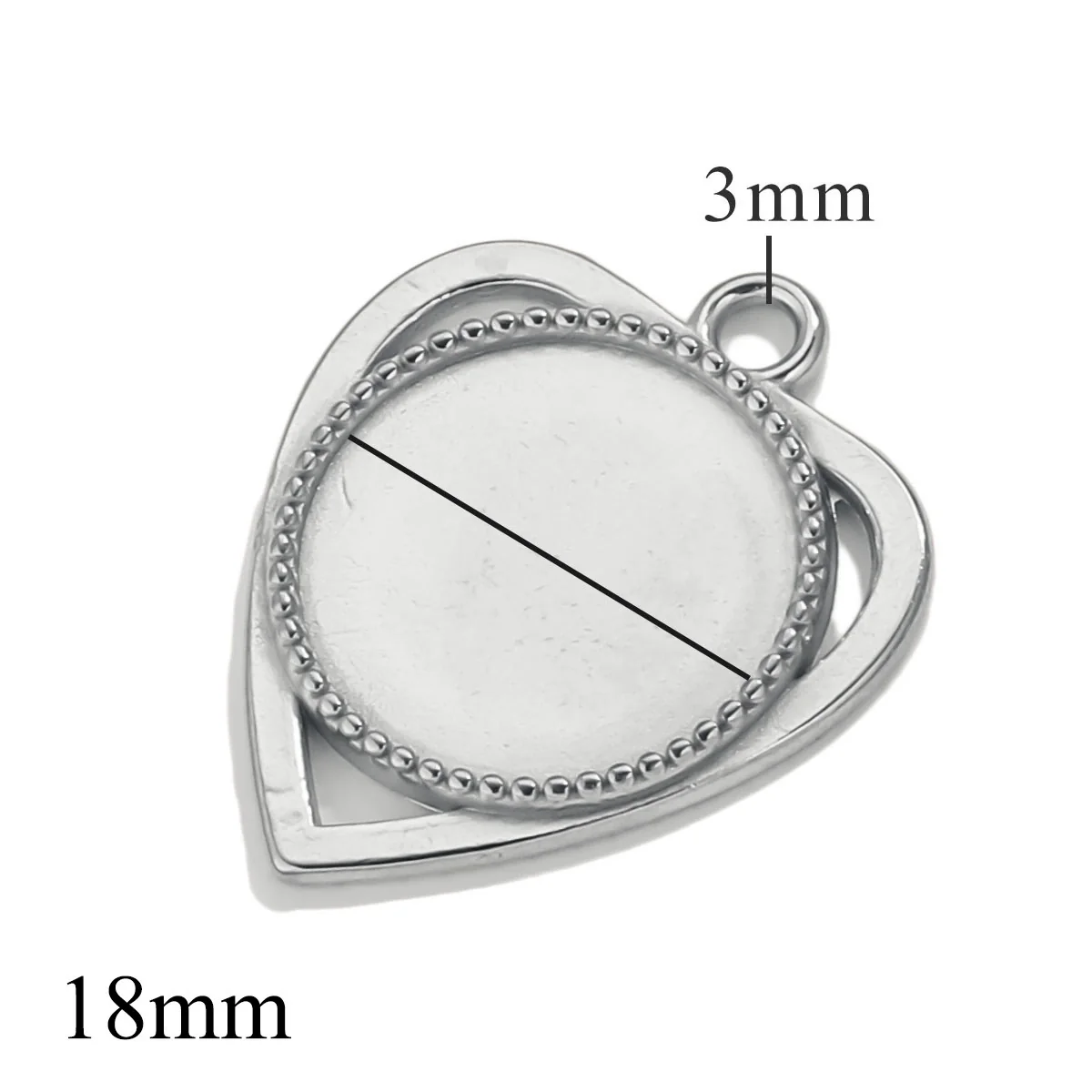 Wholesale Jewelry Stainless Steel Round Pendant Handmade Vacuum Plated Geometric Style - Image 9