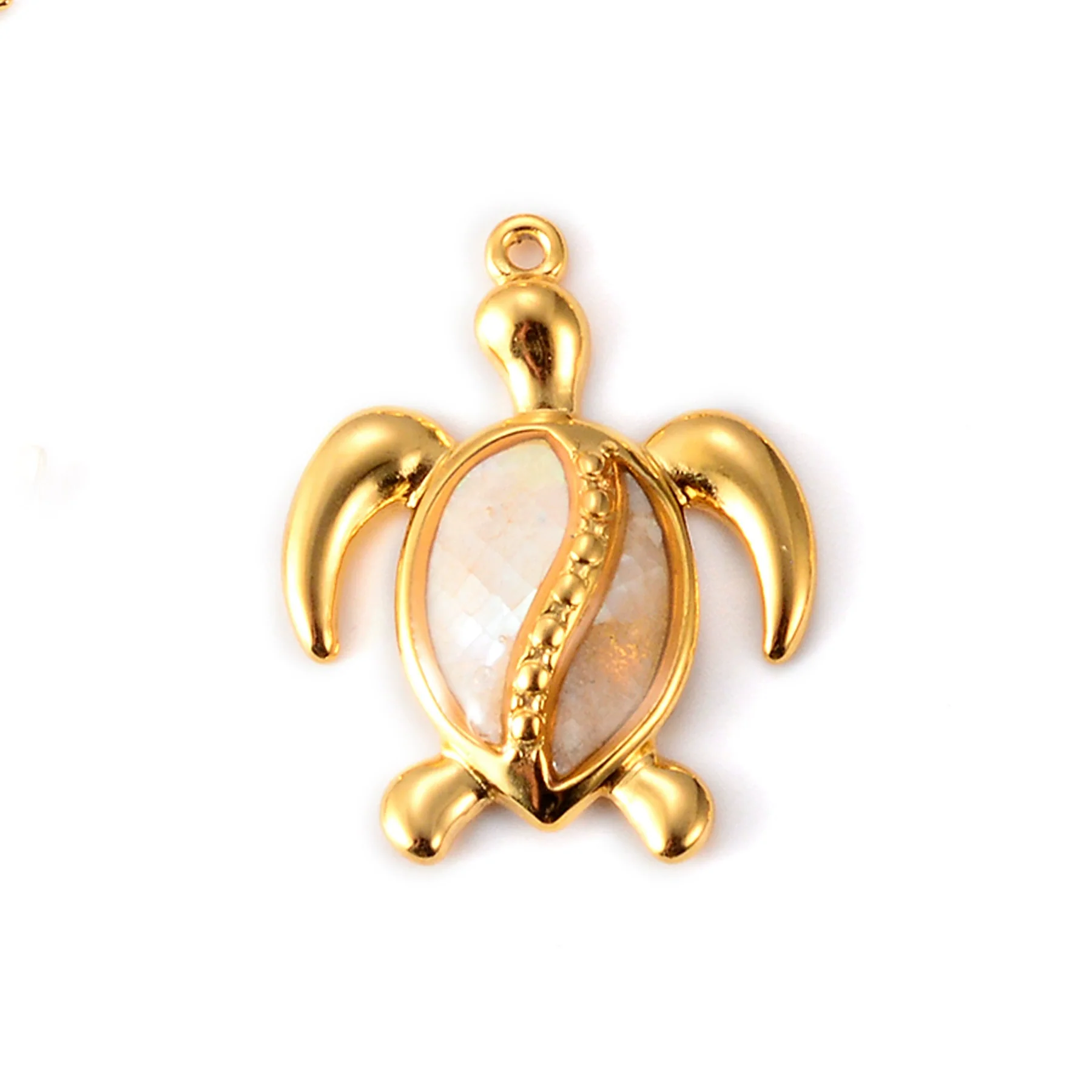 Wholesale Jewelry Stainless Steel Turtle Conch Starfish Pendant Dripping Oil Marine Life Diy Jewelry Accessories - Image 8