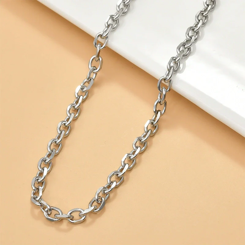 Wholesale Jewelry Stainless Steel Y2k Chain Electroplated Bracelet Necklace Accessories - Image 18