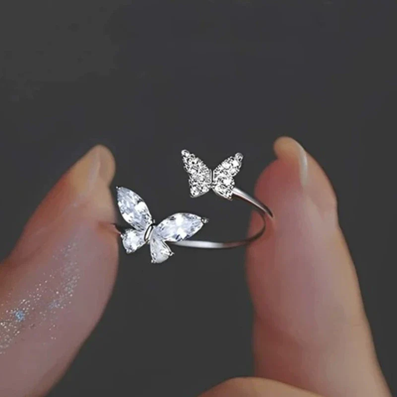 Wholesale Jewelry Sweet Animal Zodiac Geometric Copper Ring With Zirconia For Women