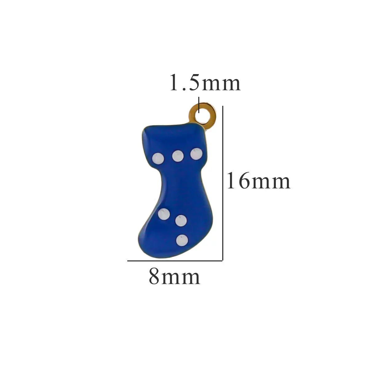 Wholesale Jewelry Titanium Steel Christmas Cartoon Pendant With Snowflake And Fivepointed Star Electroplated Diy Handmade Styling With Letters Numbers Text - Image 15