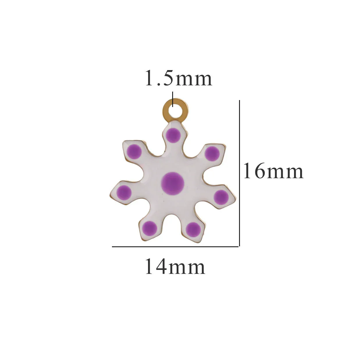 Wholesale Jewelry Titanium Steel Christmas Cartoon Pendant With Snowflake And Fivepointed Star Electroplated Diy Handmade Styling With Letters Numbers Text - Image 9