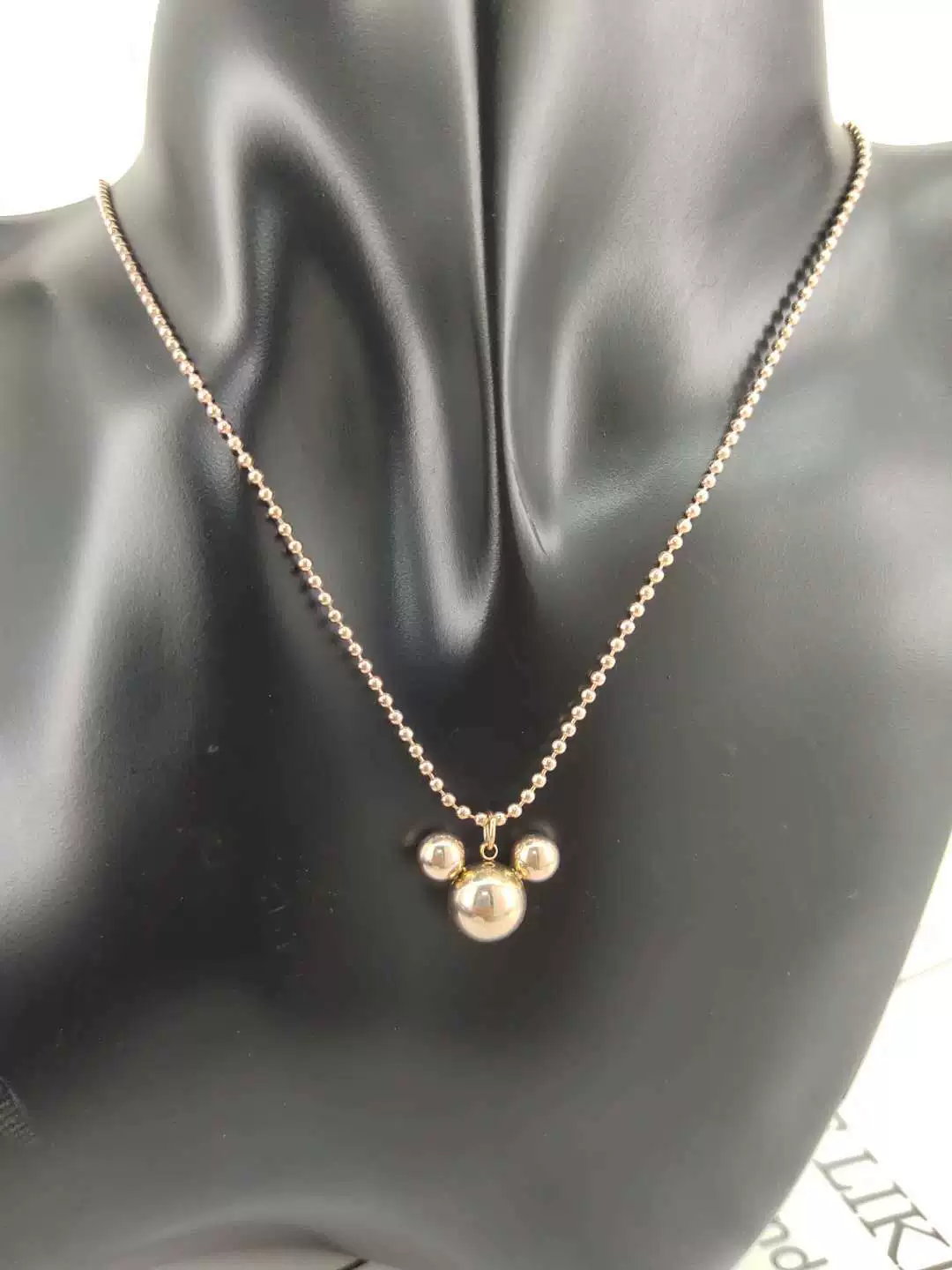 Wholesale Jewelry Titanium Steel Gold Color Pendant Necklace With Flower Pattern For Women Polished Box Chain - Image 21