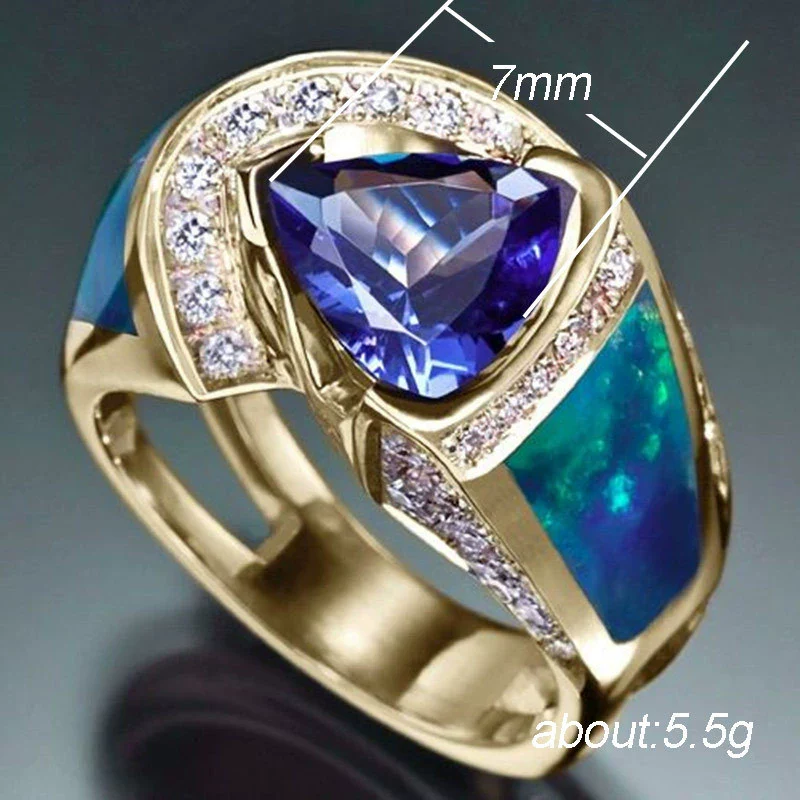 Wholesale Jewelry Unisex Copper Ring With Geometric Design Set With Zircon - Image 5