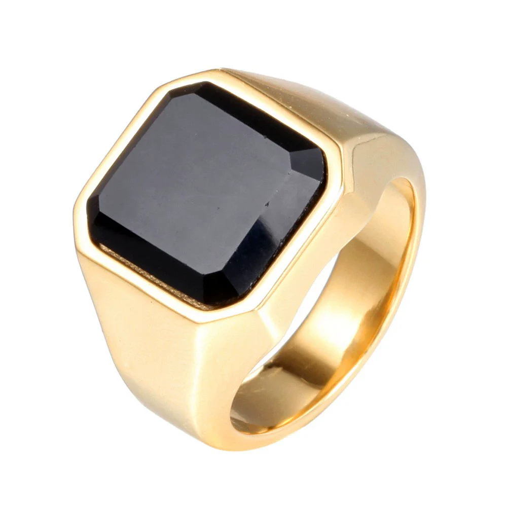 Wholesale Jewelry Unisex Geometric Stainless Steel Ring With Polishing - Image 5