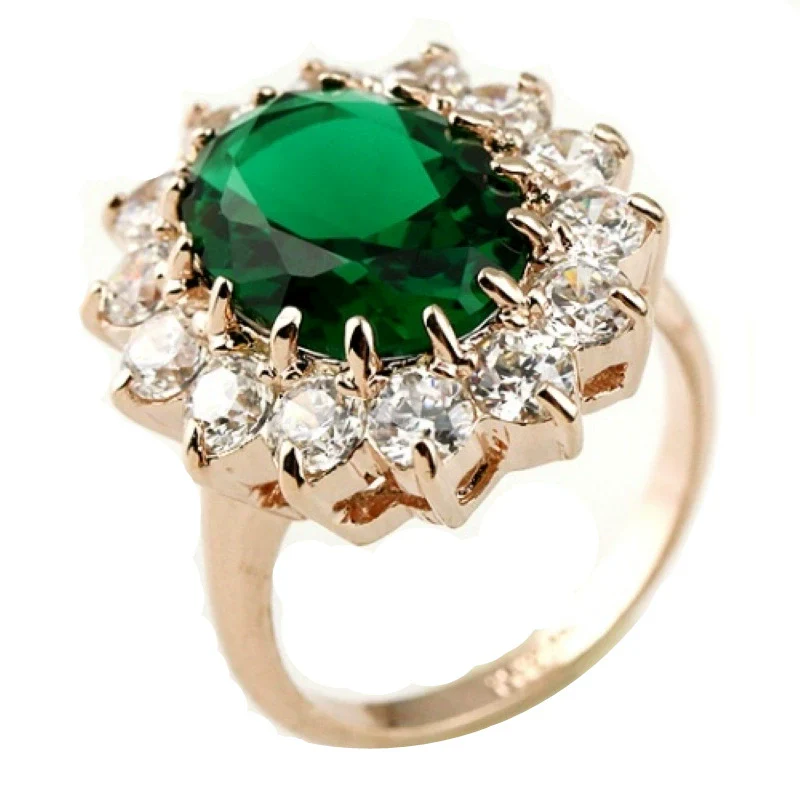 Wholesale Jewelry Women's Metal Geometric Rings Gold Plated - Image 2
