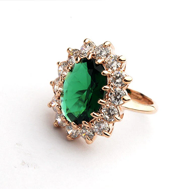 Wholesale Jewelry Women's Metal Geometric Rings Gold Plated - Image 3