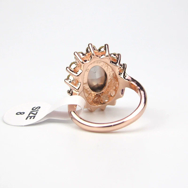Wholesale Jewelry Women's Metal Geometric Rings Gold Plated - Image 4
