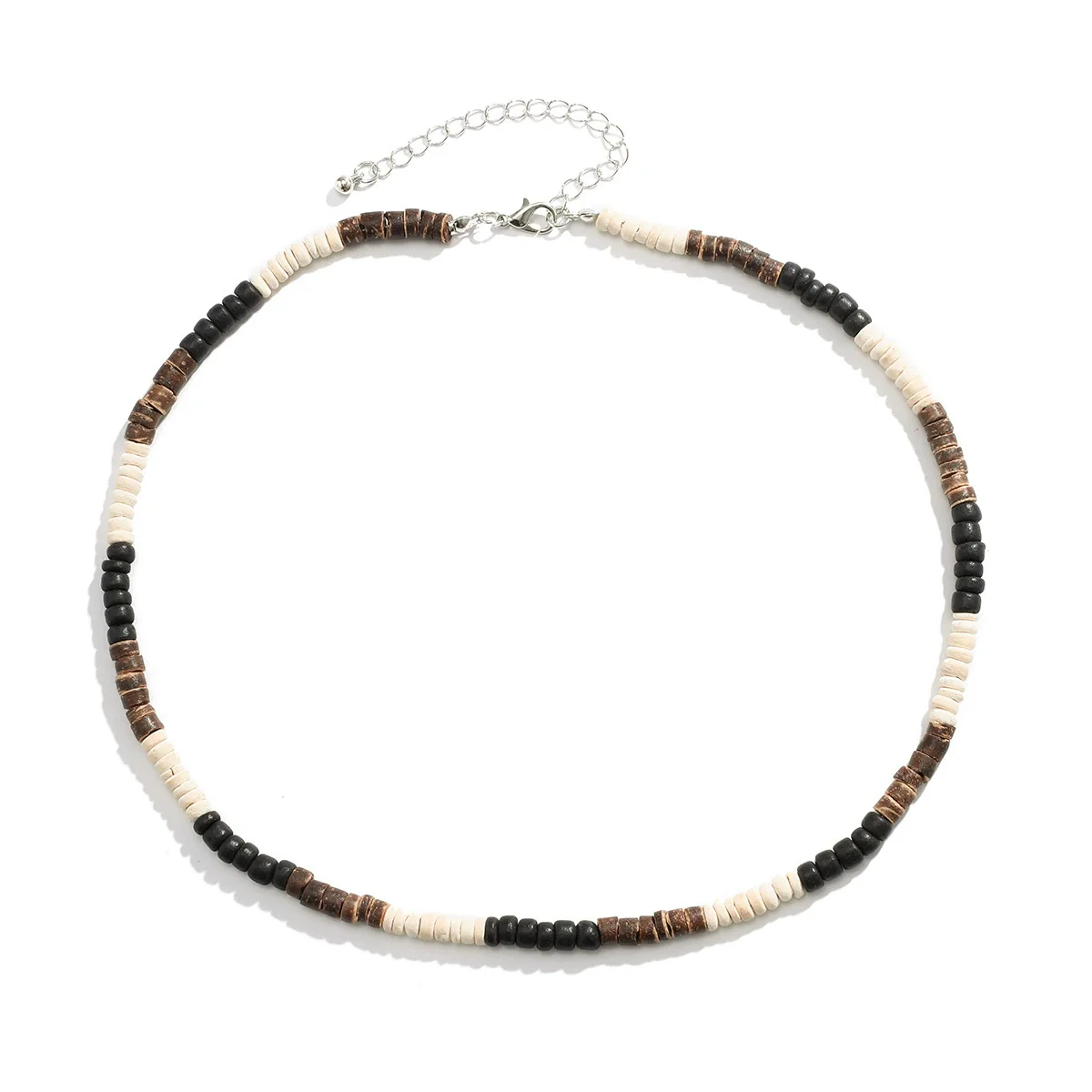 Wholesale Jewelry Wooden Geometric Handmade Men's Necklace - Image 5