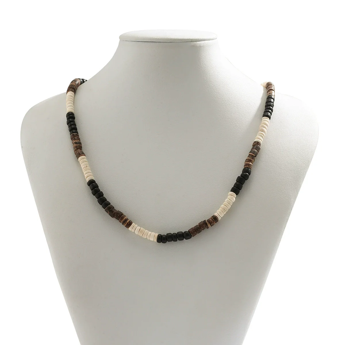 Wholesale Jewelry Wooden Geometric Handmade Men's Necklace - Image 6