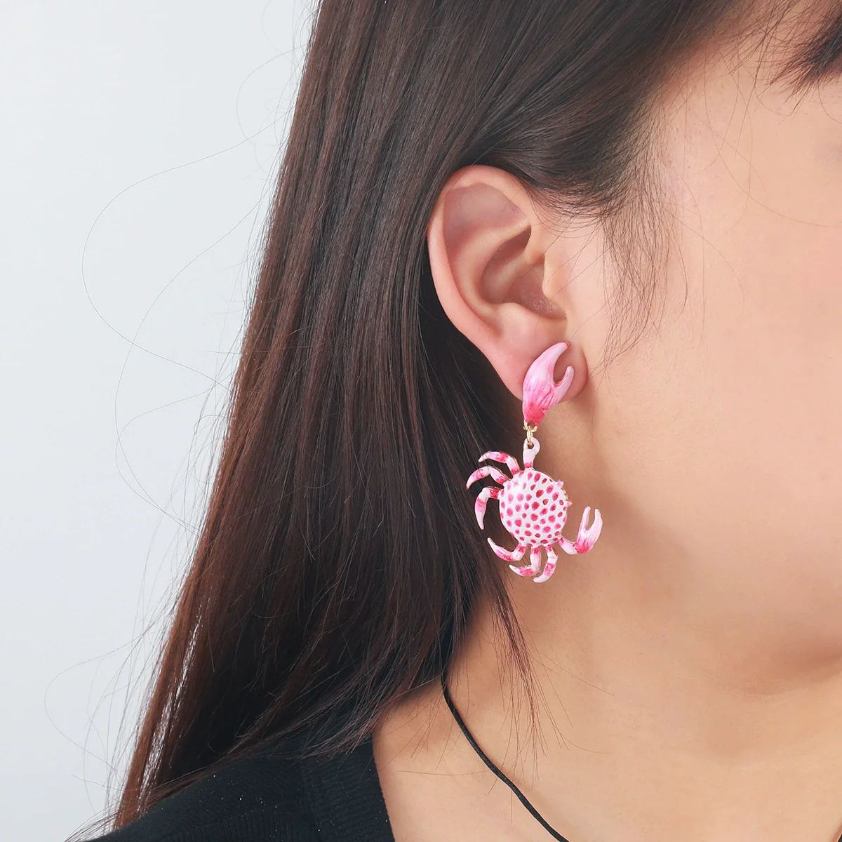 Wholesale Jewelry Zinc Alloy Animal Zodiac Pattern Electroplated Exaggerated Multi Layer Earrings For Women