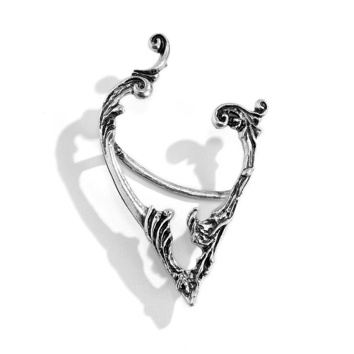 Wholesale Jewelry Zinc Alloy Geometric Style Electroplating Elf Ear Studs For Women - Image 3