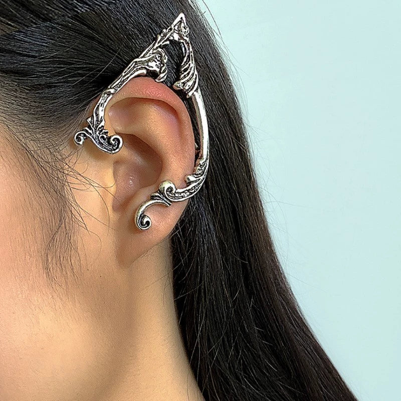 Wholesale Jewelry Zinc Alloy Geometric Style Electroplating Elf Ear Studs For Women - Image 6