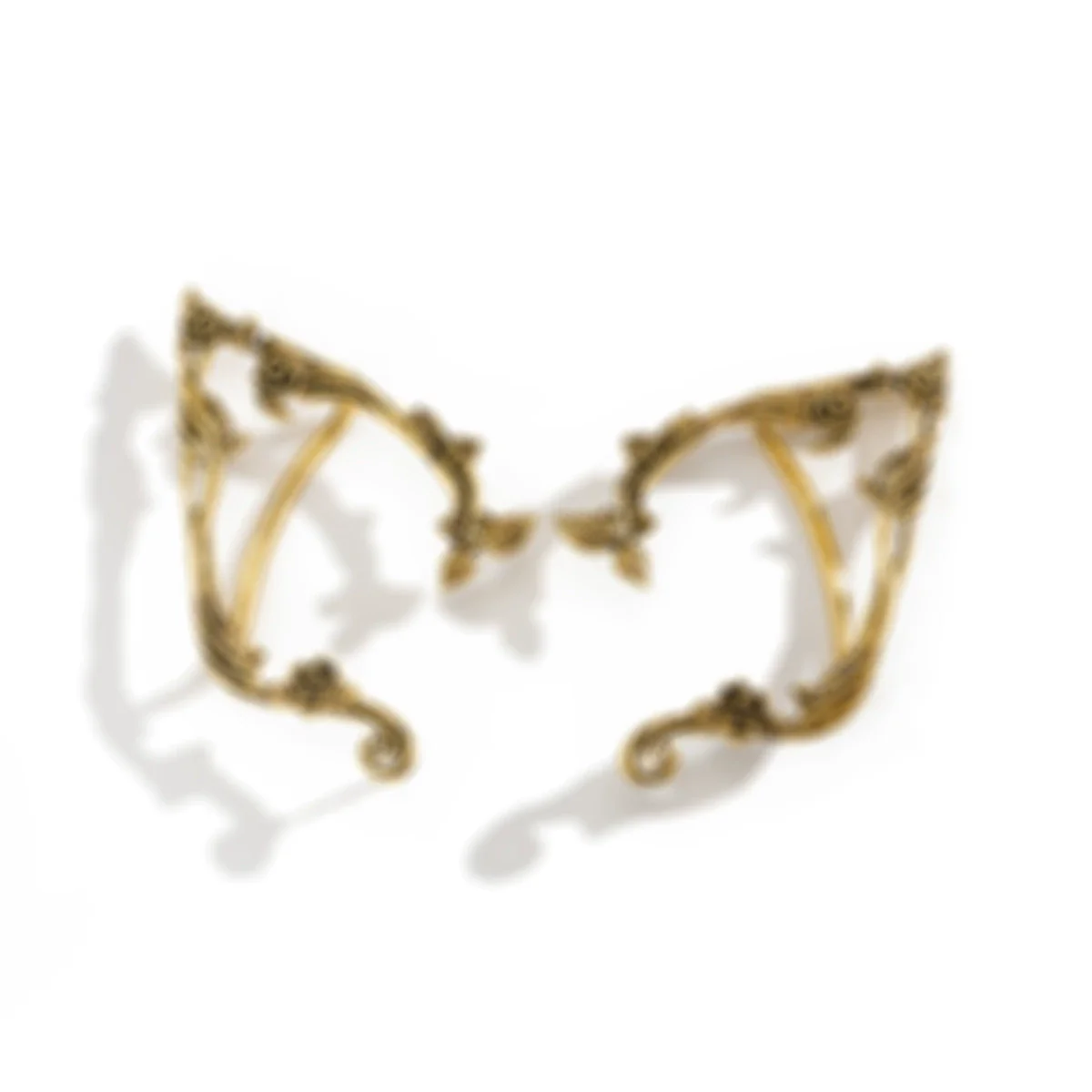 Wholesale Jewelry Zinc Alloy Geometric Style Electroplating Elf Ear Studs For Women - Image 8