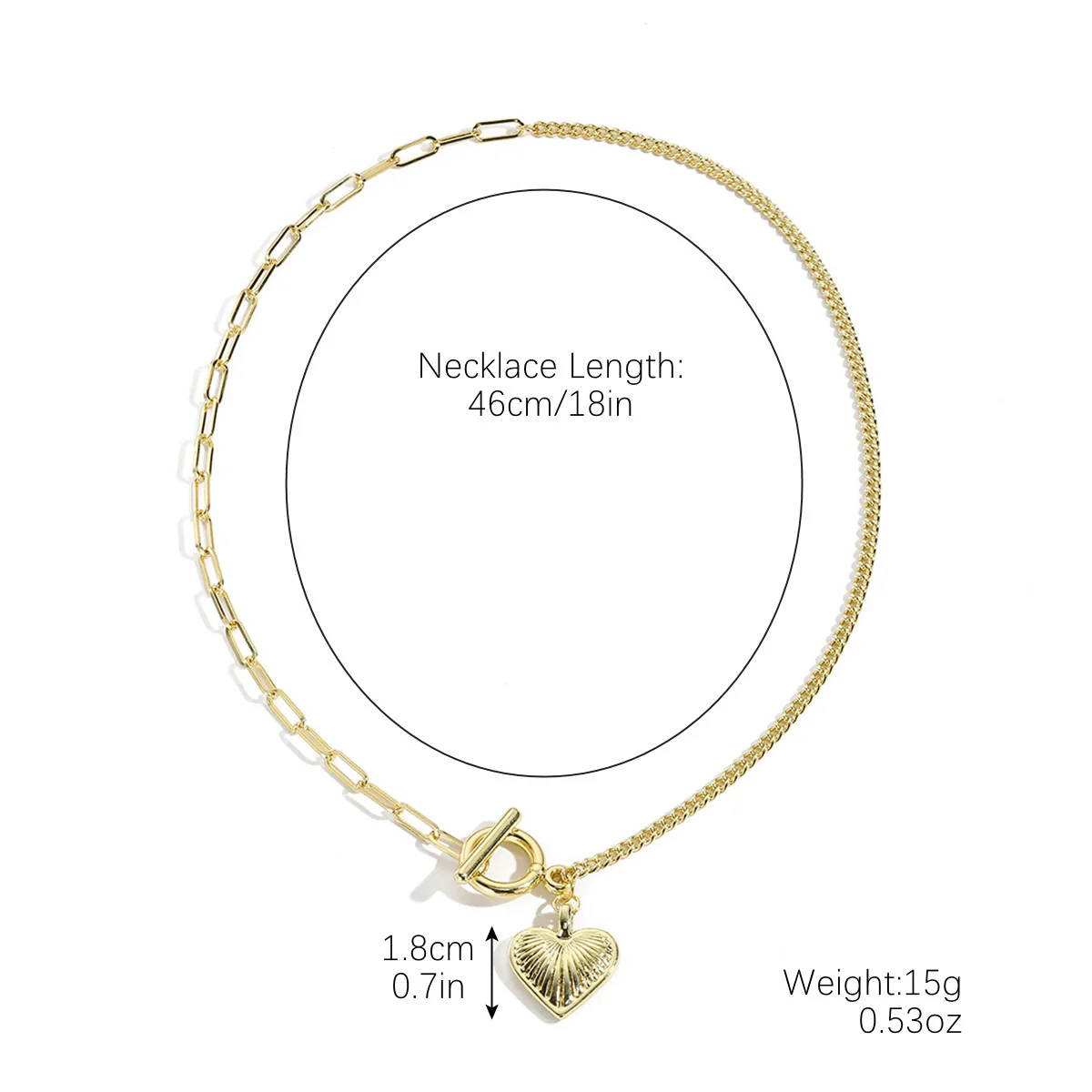 Wholesale Jewelry Zinc Alloy Heart Shape Electroplated Necklace For Women - Image 5